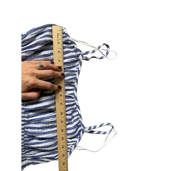 Rails Blakely Midi Dress size S Small Anacapa Stripe White Blue Sleeveless - Picture 8 of 12